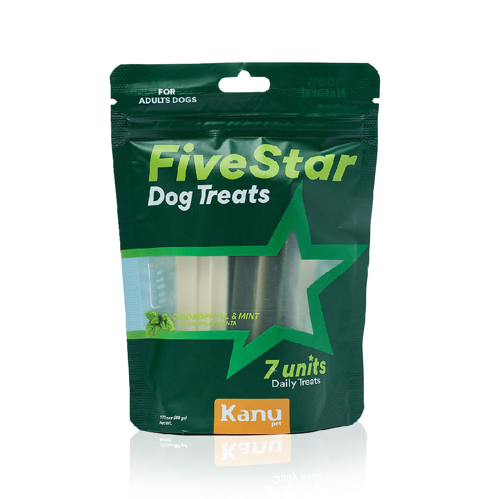 Kanu Pet Snacks Dental Five Star x 7 Unds Para Perros