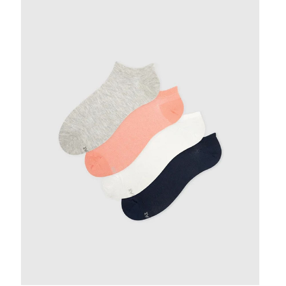 Medias Tobilleras Femenino Match x4und Galax