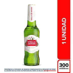 Cerveza Stella Artois Botella x300ml
