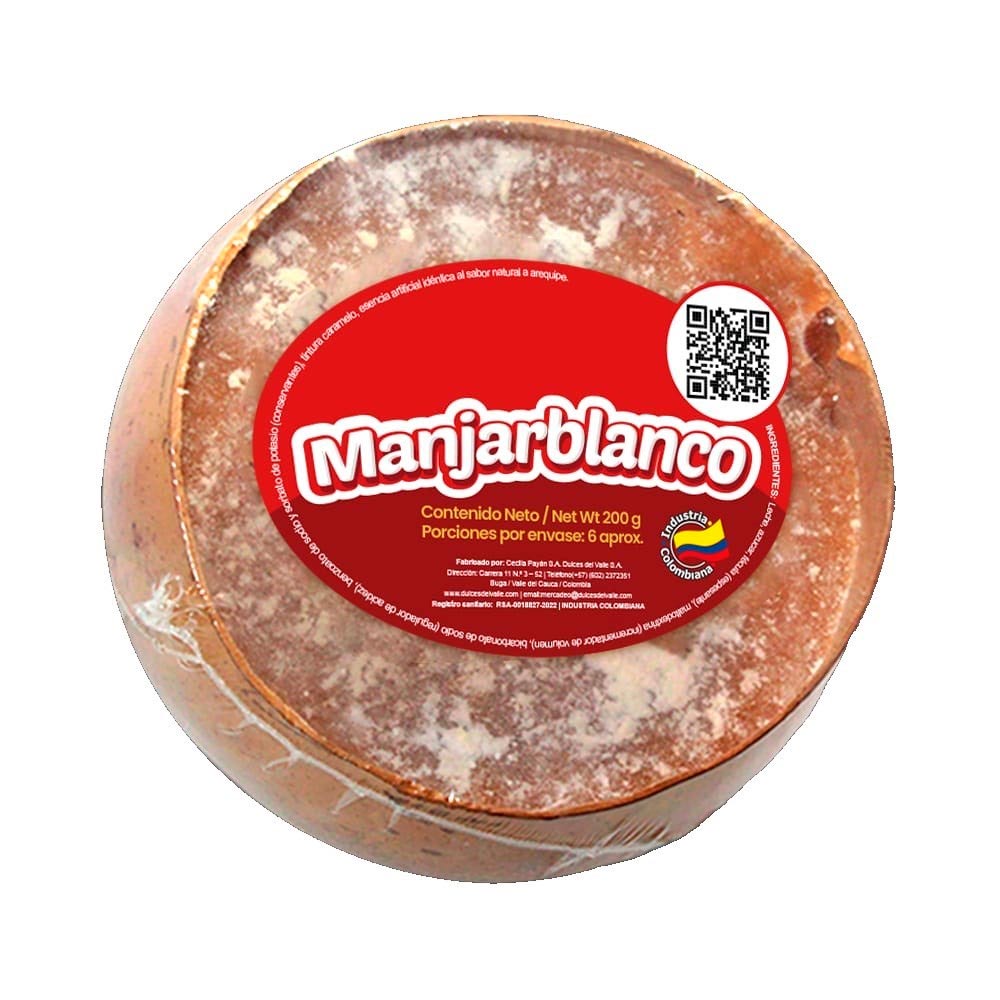 Dulce Dulces del Valle Manjar Blanco x200g