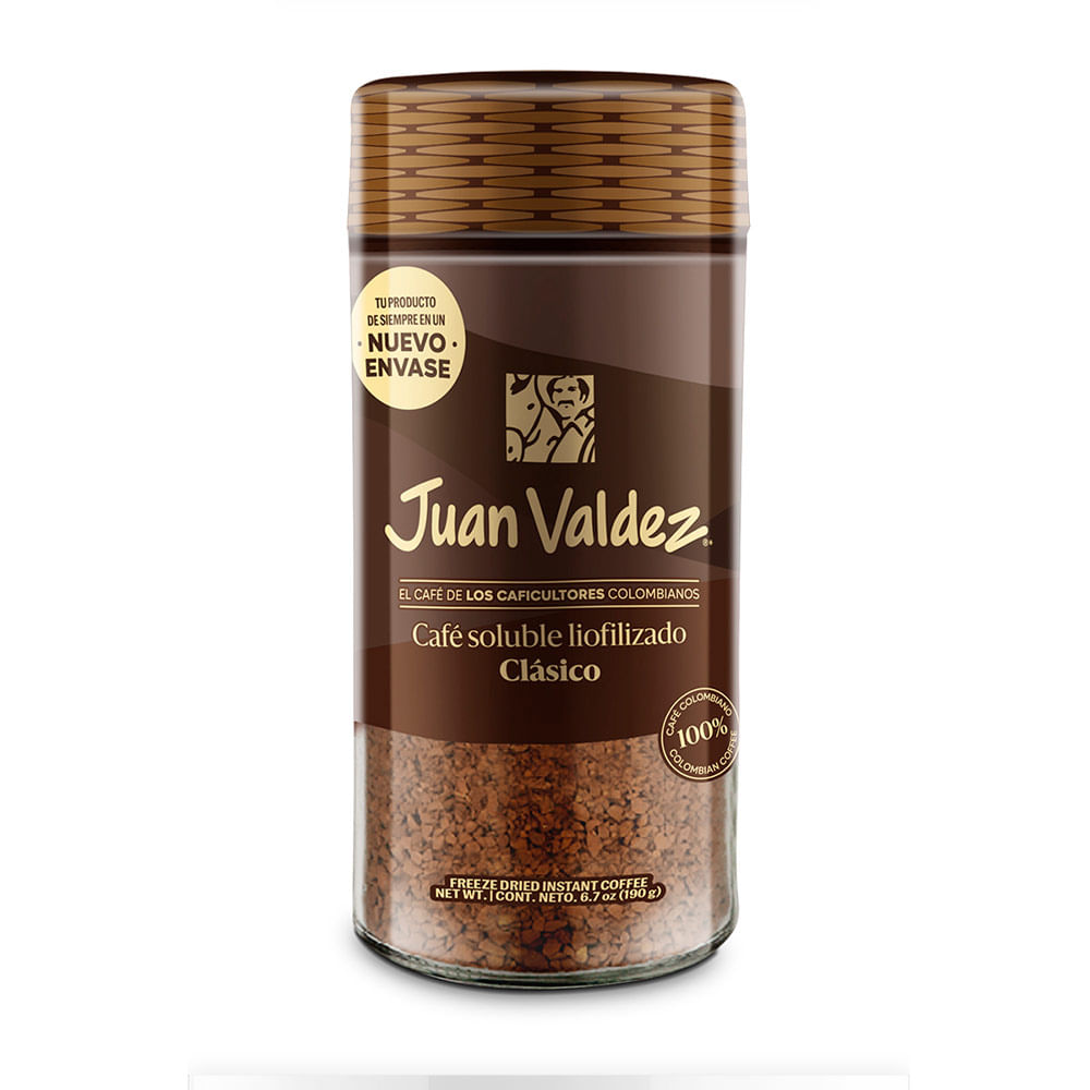 Café Juan Valdez Soluble Liofilizado 190g