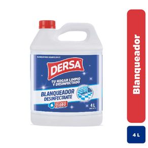 Blanqueador Dersa Desinfectante Cloro x4L