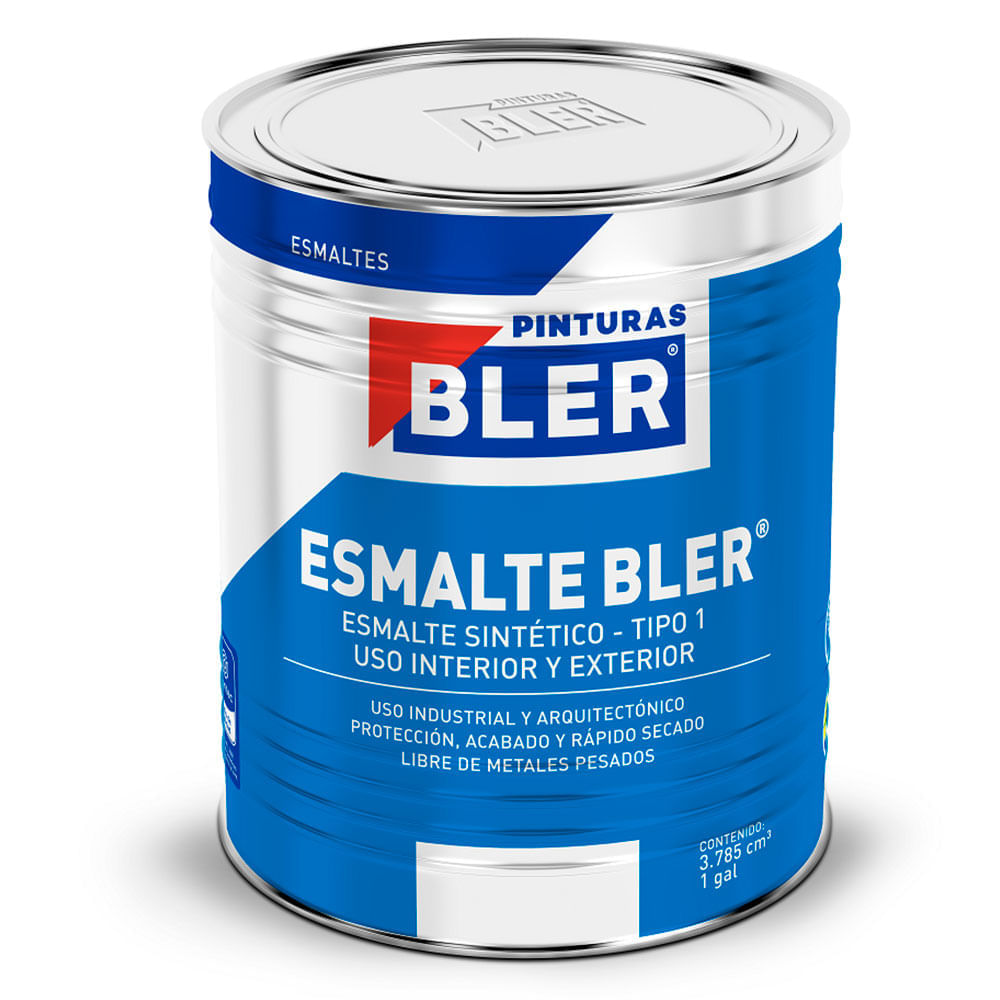 Esmalte T1 1gl Sintético Negro Mate Bler