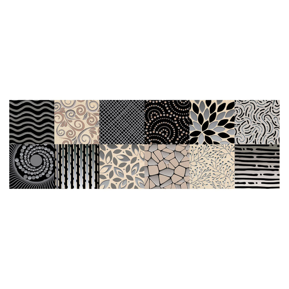 Imagen de Pared 15x45 cm Jazz negro