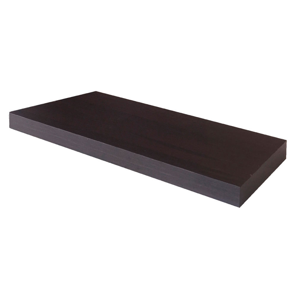 Repisa pared flotante 60x29.7x3.8 cm chocolate Cotidiana