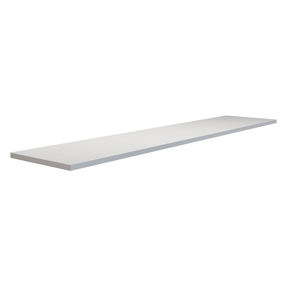 Repisa flotante MDP 25x100x1.5cm blanco Multivisao