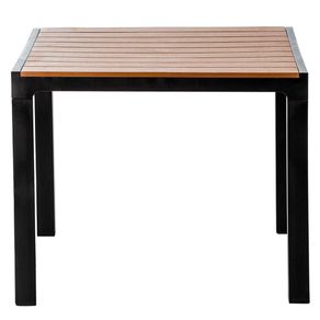 Mesa cuadrada Madeira tabaco Plasticos Mq