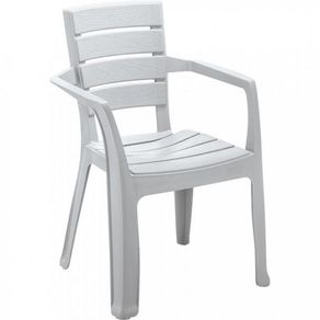 Silla Baru Con Brazos gris Hielo