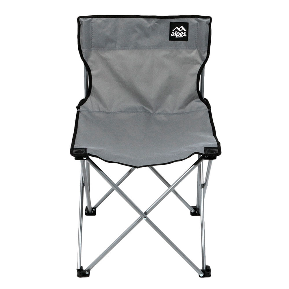 Silla Básica Camping Gris Alpes