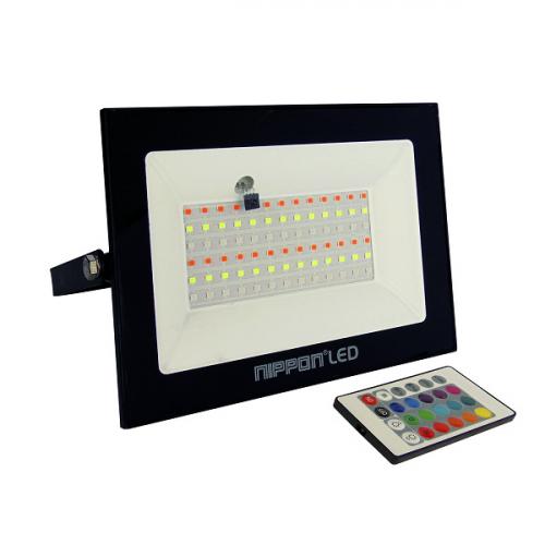 Reflector Slim Led 50W Multivolta Je Rgb Nippon