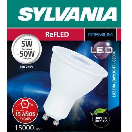 Bombillo LED 5W Luz Día GU10 380Lm