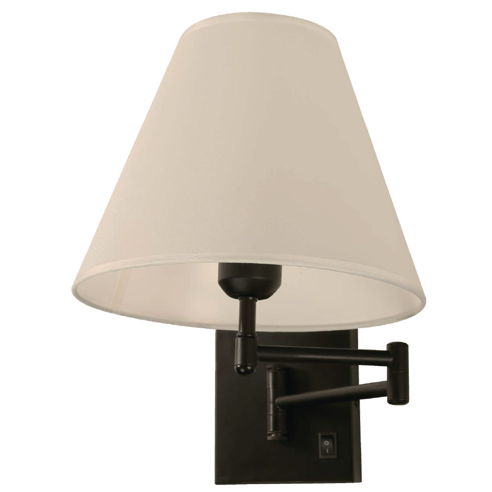 Lámpara Pared Negro 1L E27 60W-2023
