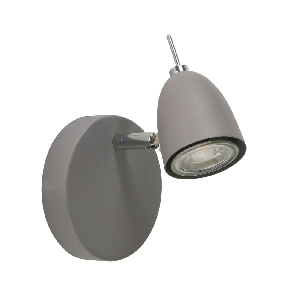 Lámpara Pared Gris 1L Gu10 50W