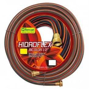 Manguera 1/2" x 20 m Bicolor + Acoples Latón