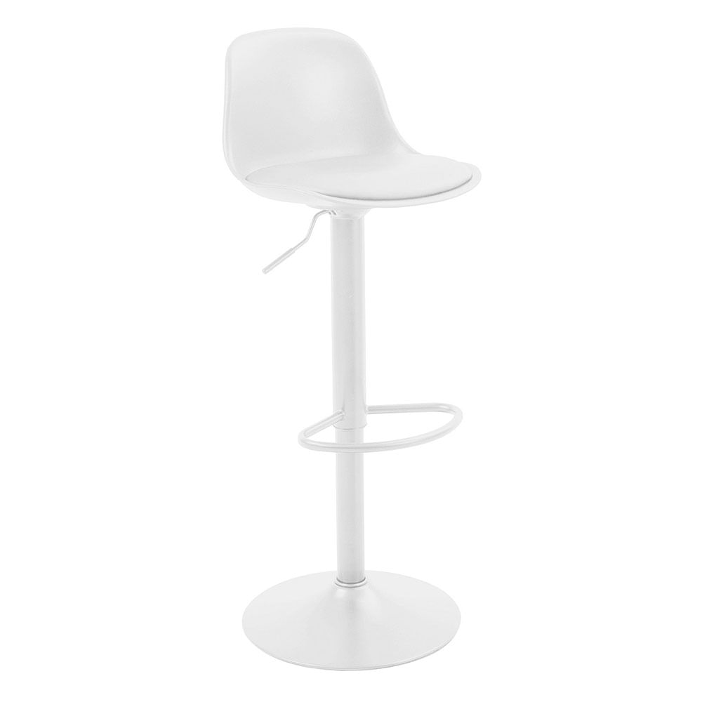 Silla para bar Alma 103x38x41.5cm blanco M+Design