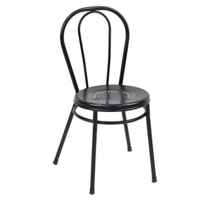 Silla milo negra 46x47x85cm