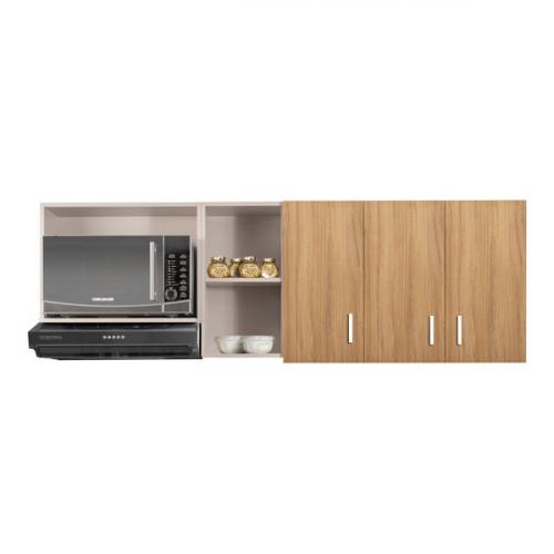 Mueble Superior Microondas Aliso 1800 Challenger Color Amber