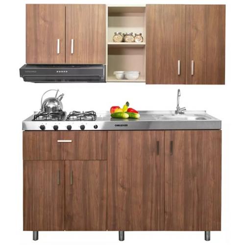 Cocina Aliso Derecha 150M Dark Mueble Puertas