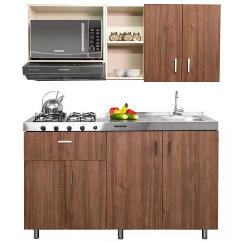 Cocina Aliso Derecha 150M Dark Mueble Horno