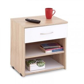 Mesa De Noche Malibú 50.5x48x38Cm Lamina