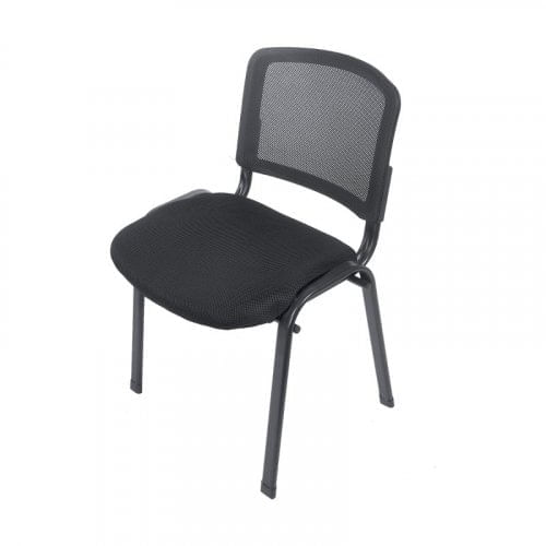 Silla visita malla negro