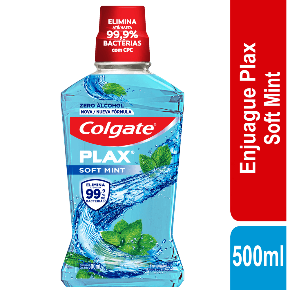 Enjuague Bucal Colgate Plax Soft Mint 500ml