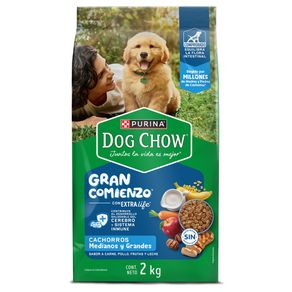 Alimento Dog Chow® Cachorros Gran Comienzo® Medianos y Grandes x 2kg