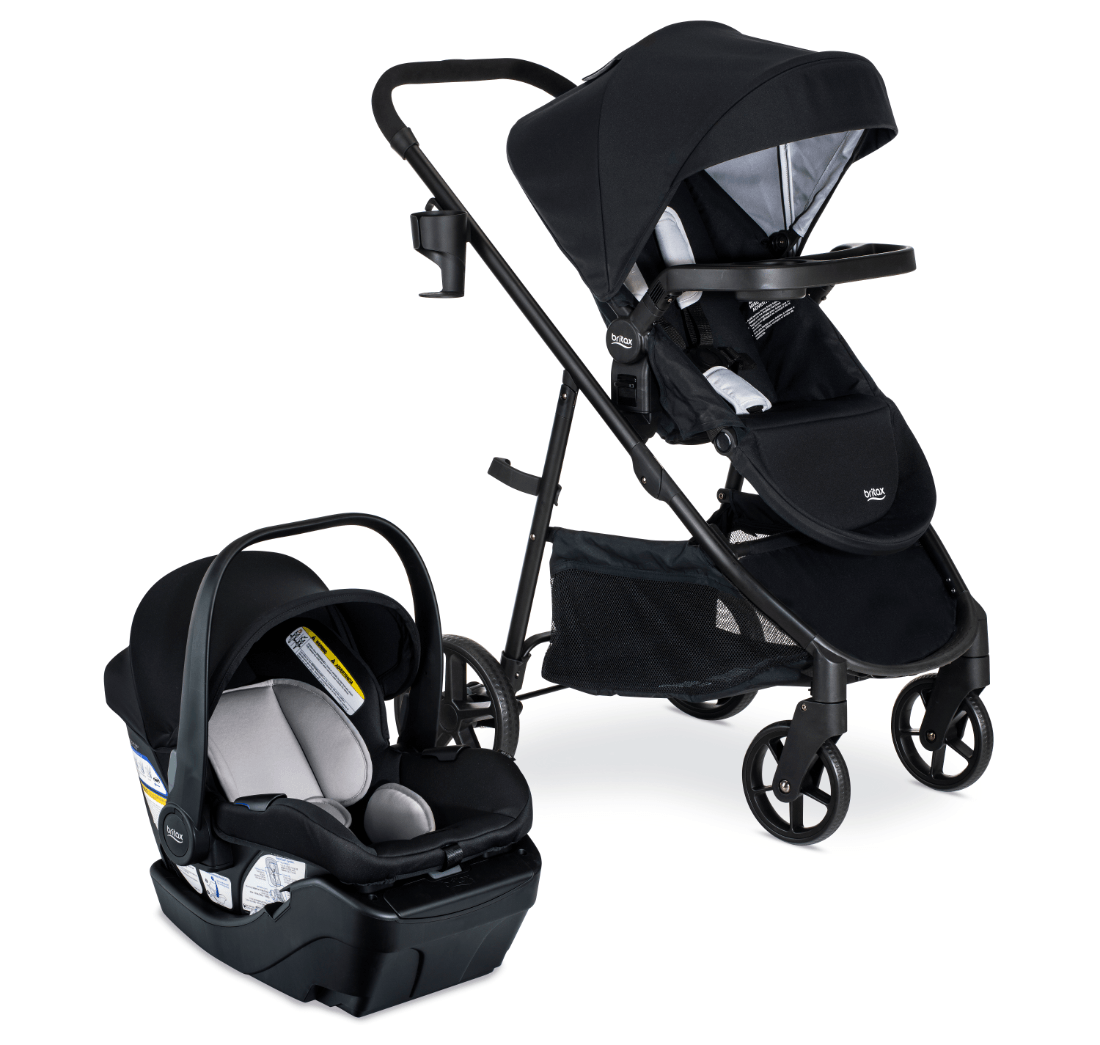 Coche para Bebé y Portabebé Britax TVS Willow Onyx / Max-30 Lb