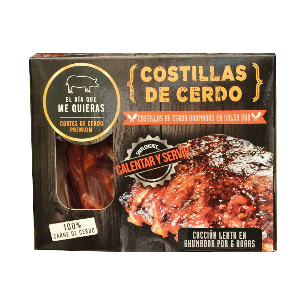Costilla de Cerdo BBQ El día que me quieras x400g