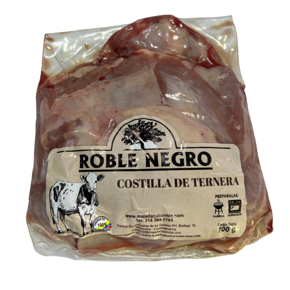 Costilla ternera Roble Negro x700g