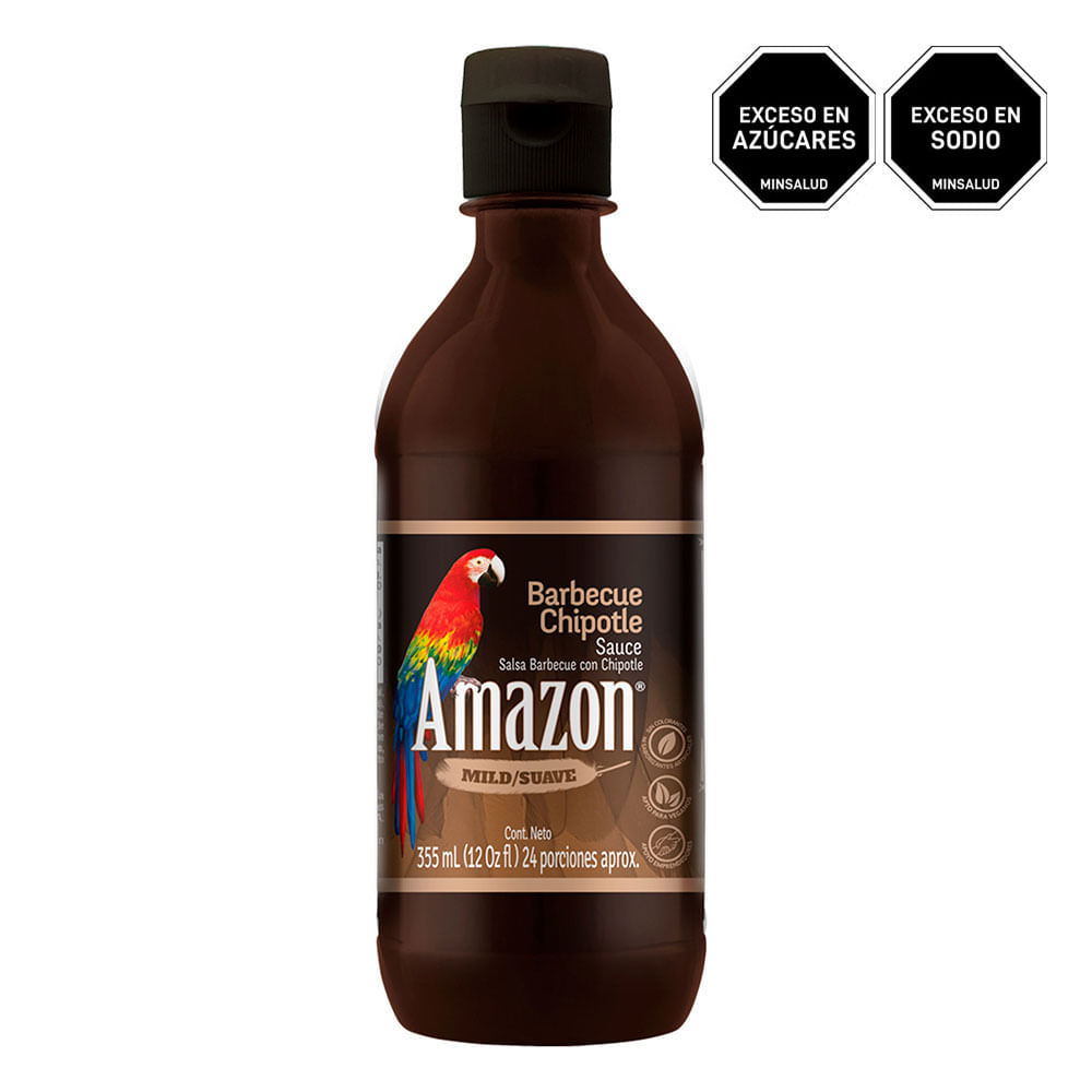 Salsa Amazon Barbecue Chipotle Suave x355ml