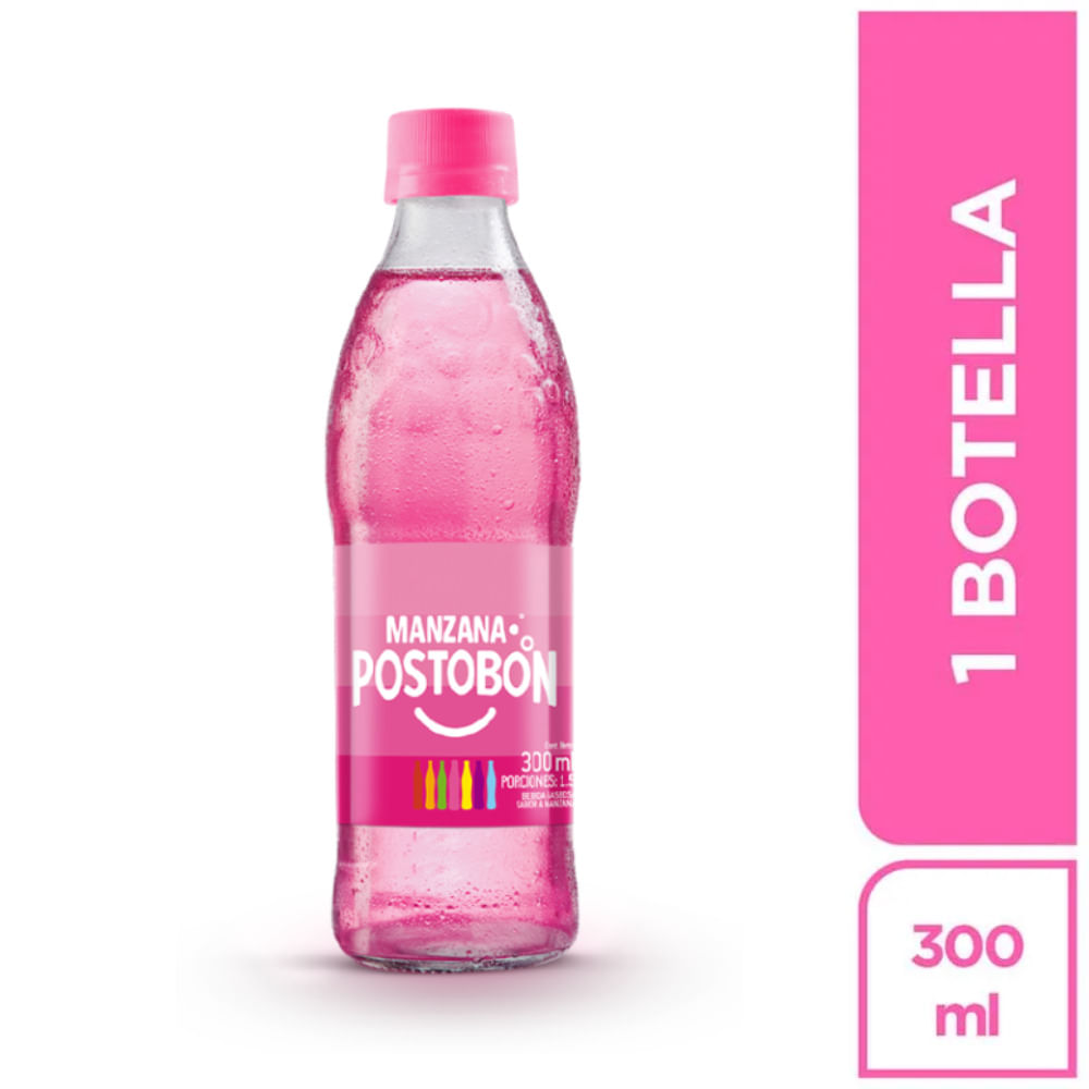 Gaseosa manzana Postobón x300ml