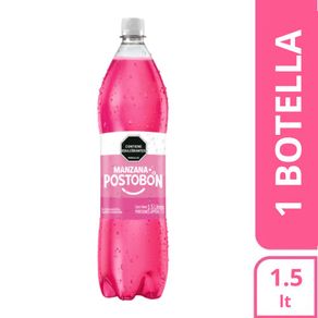 Gaseosa manzana Postobón cero calorías x1,5Litros