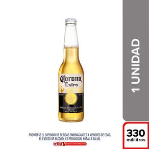 Cerveza corona botella x330ml