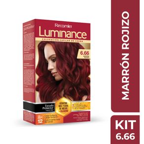 Kit Tinte Luminance 2 Tubos 6.66 Marrón Rojizo