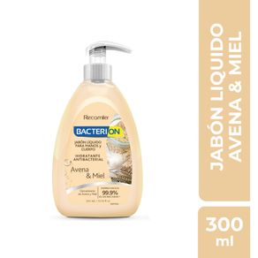 Jabón Líquido Antibacterial Avena Y Miel Bacterion Fco. 300ml