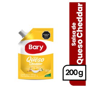 Salsa Bary queso cheddar x 200g