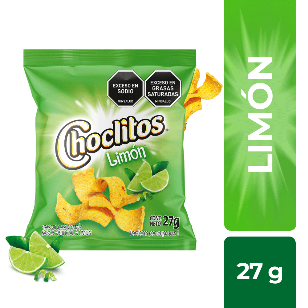 Pasabocas Sabor Limón Choclitos 27g