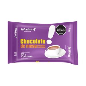 Chocolate de mesa Máxima con azúcar tradicional x250g
