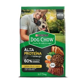 Comida para Perros Purina Dog Chow Alta Proteína x7.5 kg