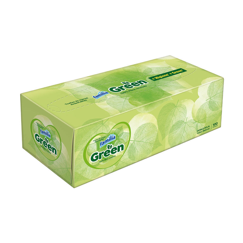 Toallas de manos Familia Green x100und