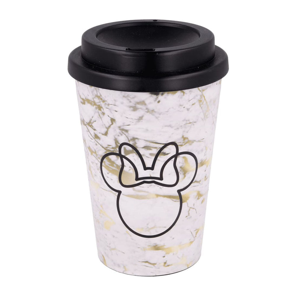 Vaso Café Ya Doble Pared Minnie 390ml
