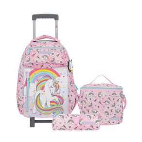 Set de 3 Piezas Xtreme Run Pack 4Xt Trolley Tie Dye Unicorn