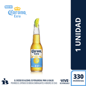Cerveza corona cero botx330ml