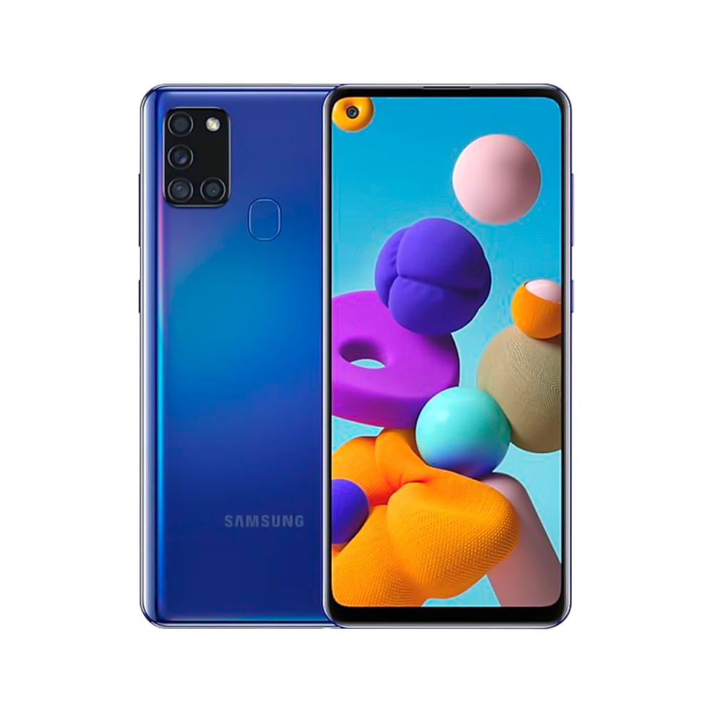 Celular Galaxy A21S Reacondicionado 64GB azul