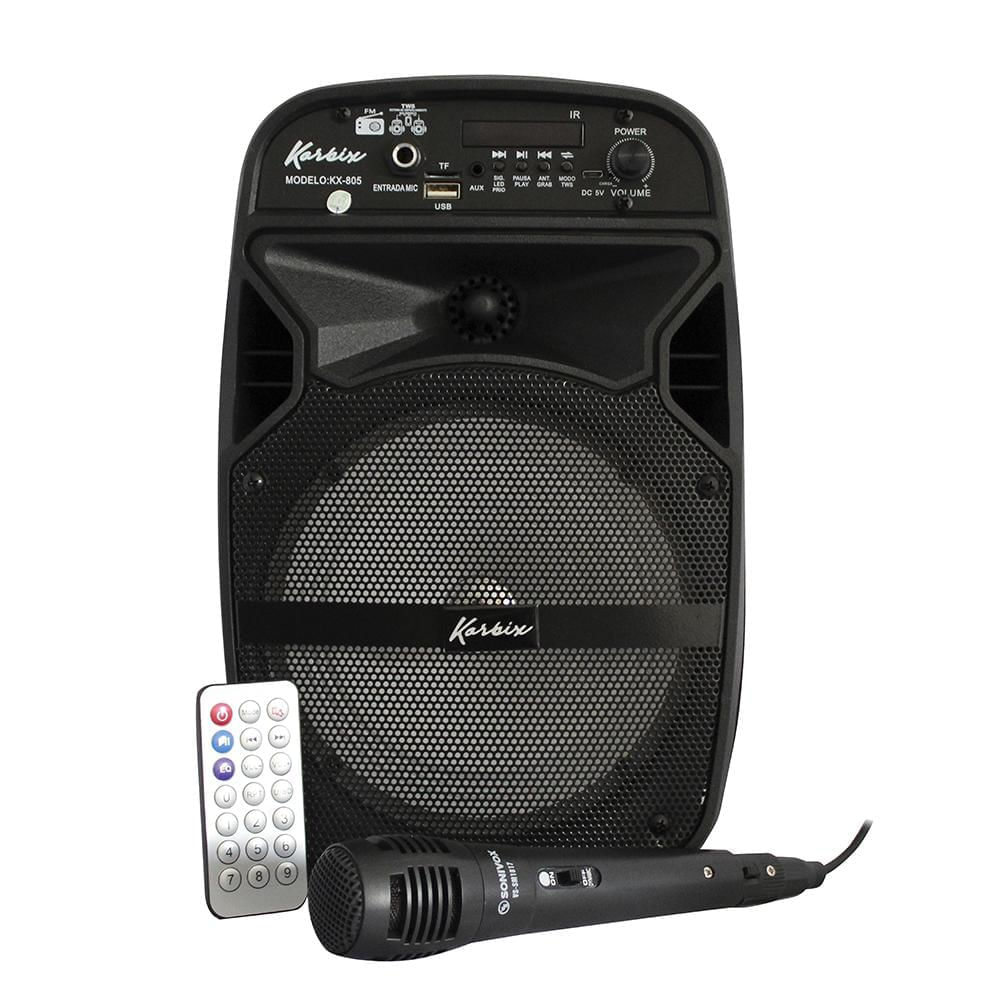 Cabina Parlante Bluetooth Portatil Recargable 6.5 Pulgadas