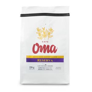 Café Oma reserva tostado molido x220g