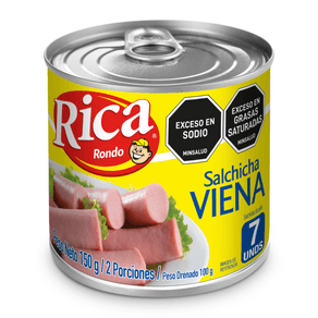 Salchichas Viena de Res Rica x 150 g.