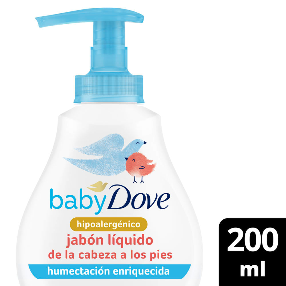 Jabón Líquido Baby Dove Humectación Enriquecida 200ml