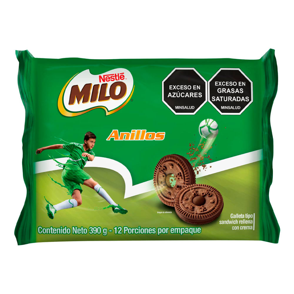 Galleta Milo anillos sandwich rell.x12paqx32.5gc-u